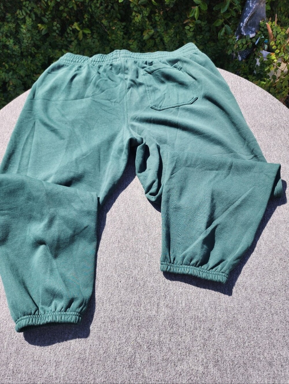 Men's Champions Forest Green Logo Patch Joggers - Picture 3 of 4